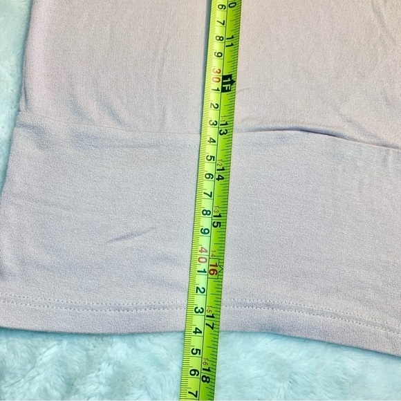 NWT Crop Top XL BP Wrap Front Lace Trim Pink Smoke Boho Long Balloon Sleeves - Picture 11 of 13